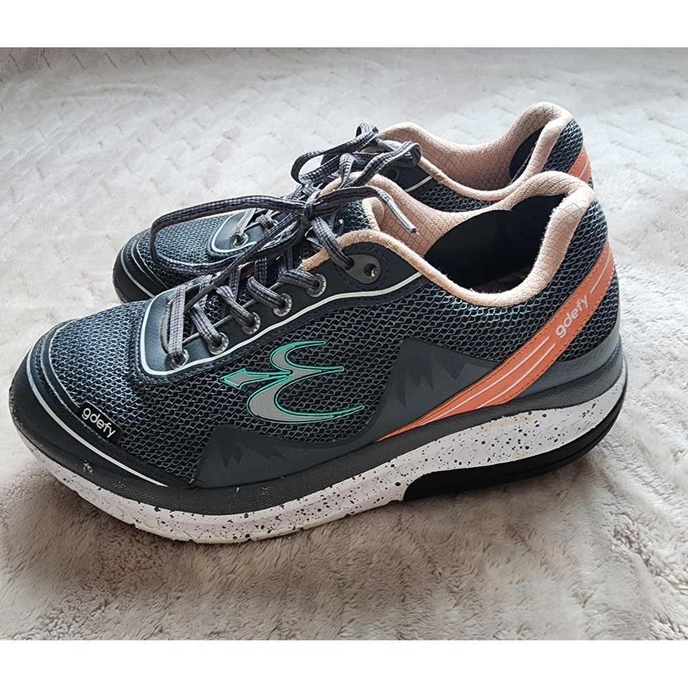 Gravity Defyer G-DFEY Mighty Walk Fitness Sneakers Gray Womens 10 TB9024FGP-M